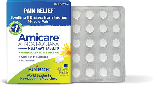 Boiron Arnicare Tablets for Pain Relief from Muscle Pain - 60 Count