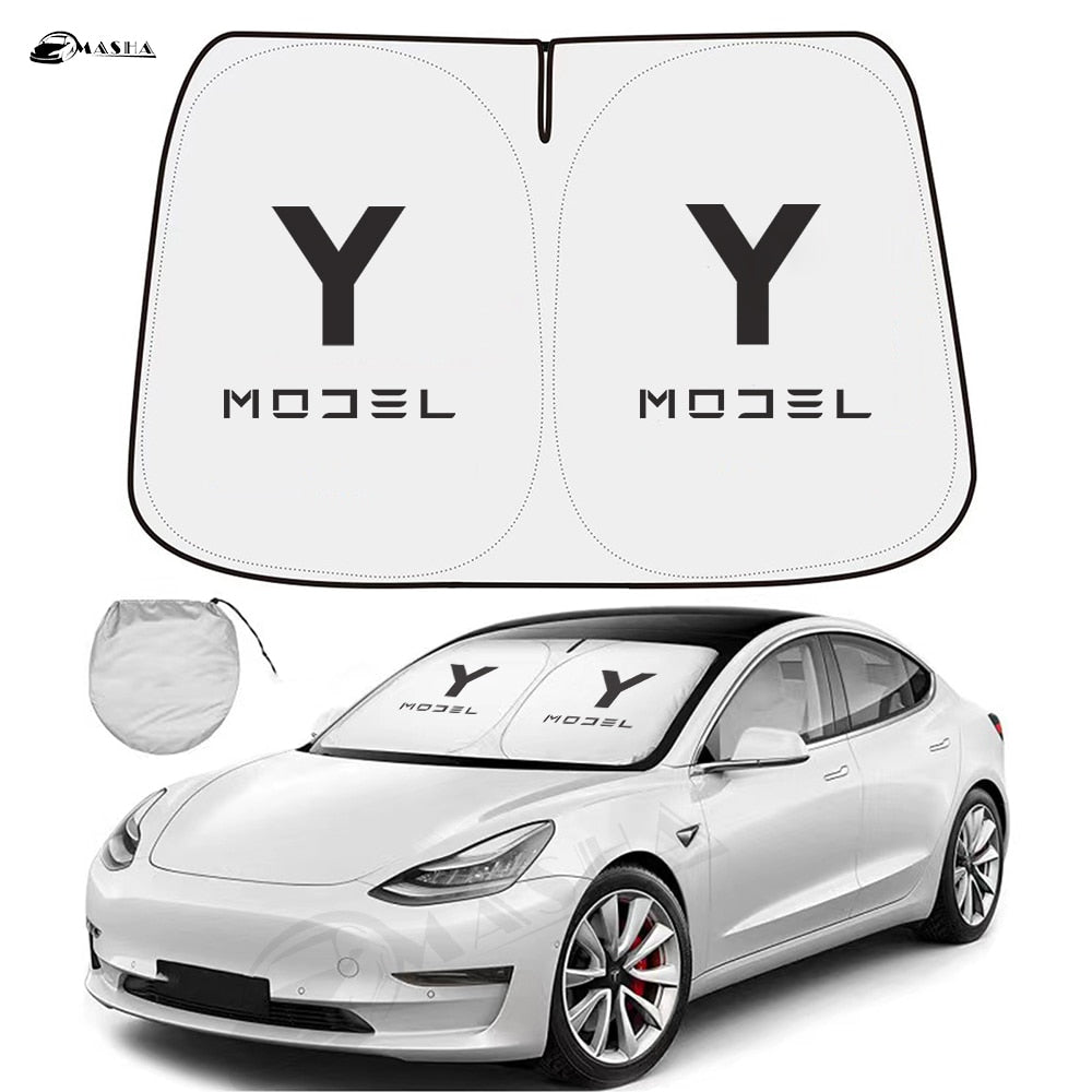 Windshield Shade Cover / Visor / Sunshade For Tesla Model 3 / Model Y