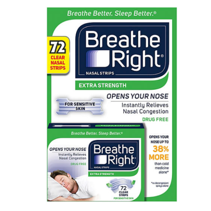 Breathe Right Nasal Strips, Extra Strength Clear, Help Stop Snoring, F ...