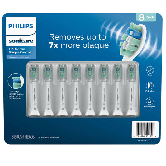 Philips Sonicare Optimal Plaque Control Replacement Brush Heads (8 pk.)