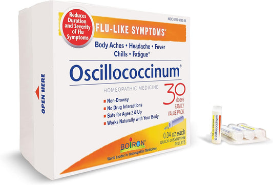 Boiron Oscillococcinum for Relief from Flu-Like Symptoms - 30 Count
