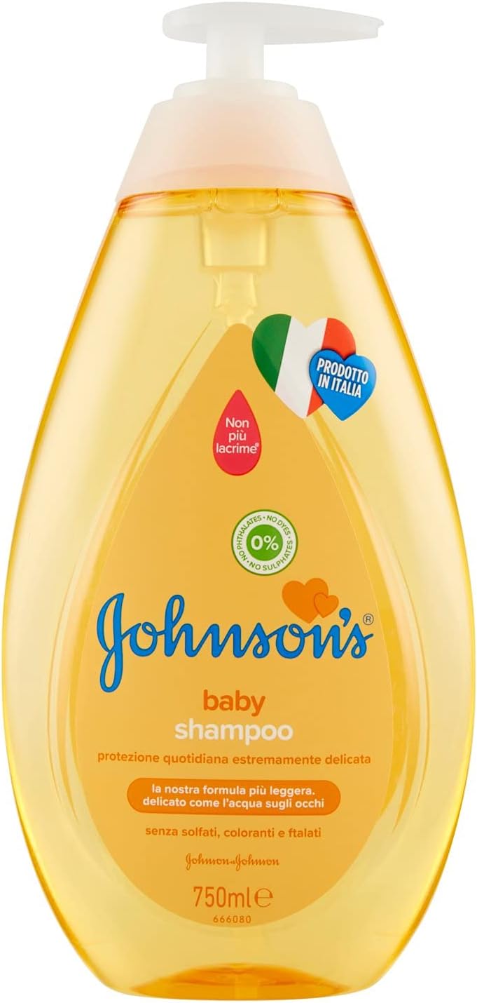 2 PACK JOHNSON'S Baby Shampoo - 750ml