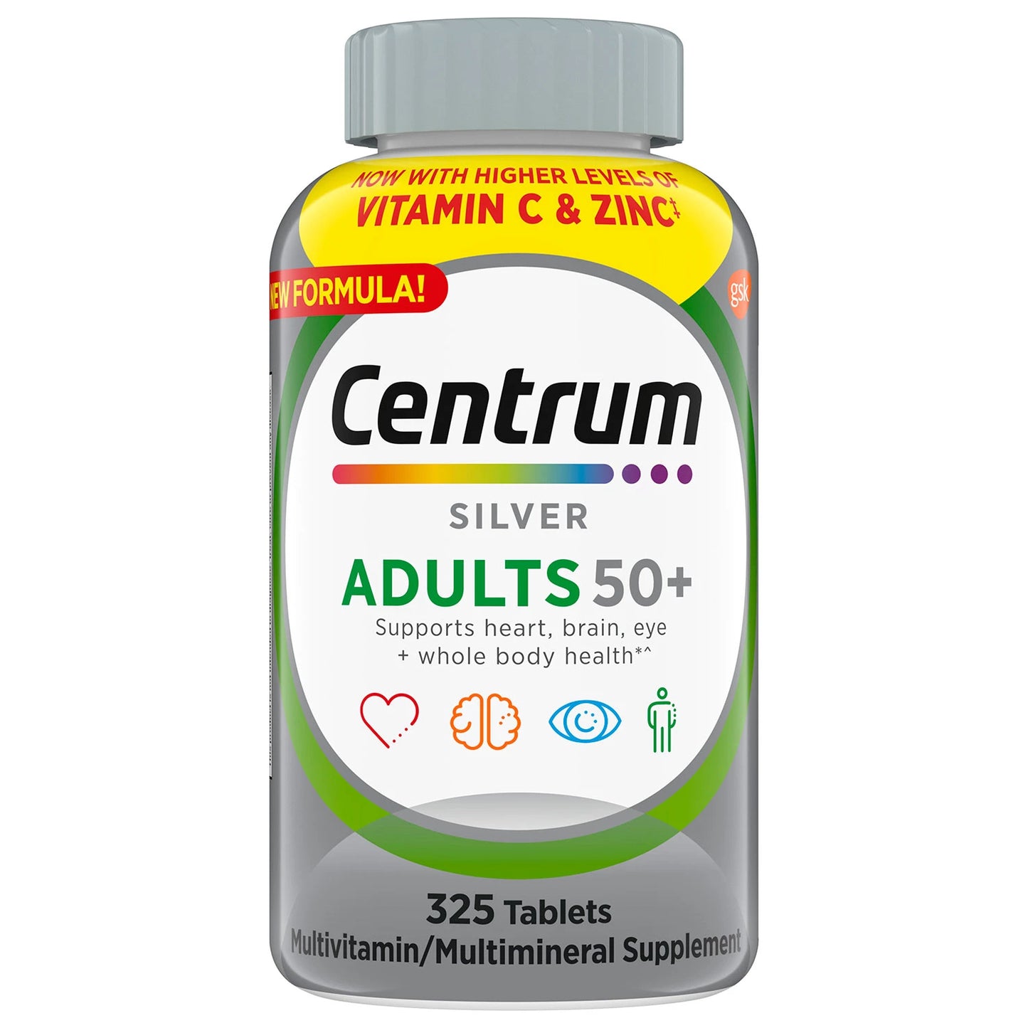 Centrum Silver Multivitamin for Adults 50+, Multimineral Supplement (325 ct.)