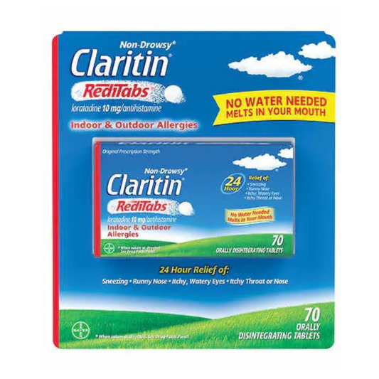 Claritin RediTabs 10 mg 24 Hour Non-Drowsy, 70 Disintegrating Tablets