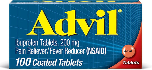 Advil Ibuprofen Pain Reliver 100 Tablets