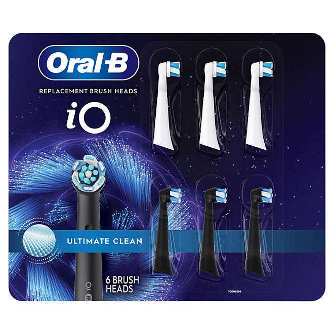 Oral-B iO Series Electric Toothbrush Replacement Brush Heads, Ultimate Clean (6 ct. Refills)