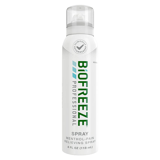 Biofreeze Professional Spray 4 FL OZ Colorless Aerosol Menthol Spray For Pain Relief