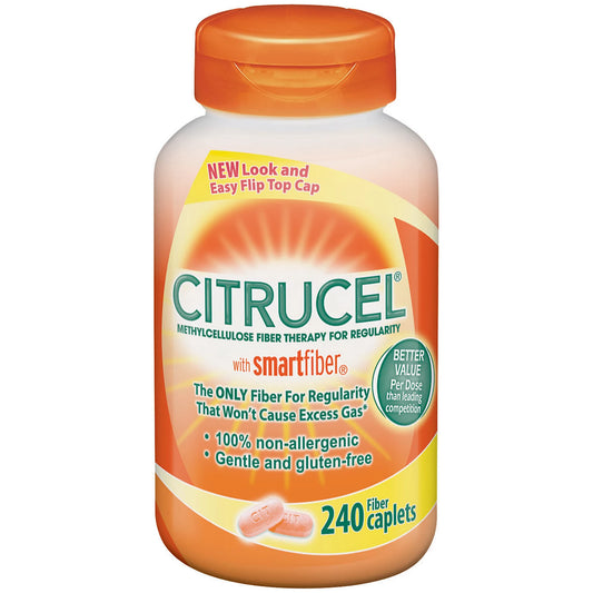 Citrucel with SmartFiber Methylcellulose Fiber Therapy Caplets (240 ct.)