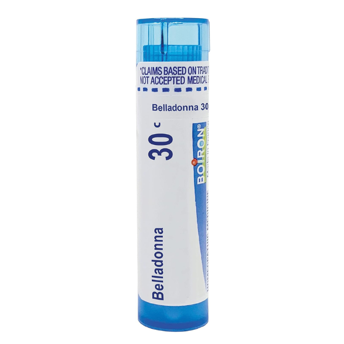 Boiron Belladonna 30C Homeopathic Medicine for Fever - 80 Pellets