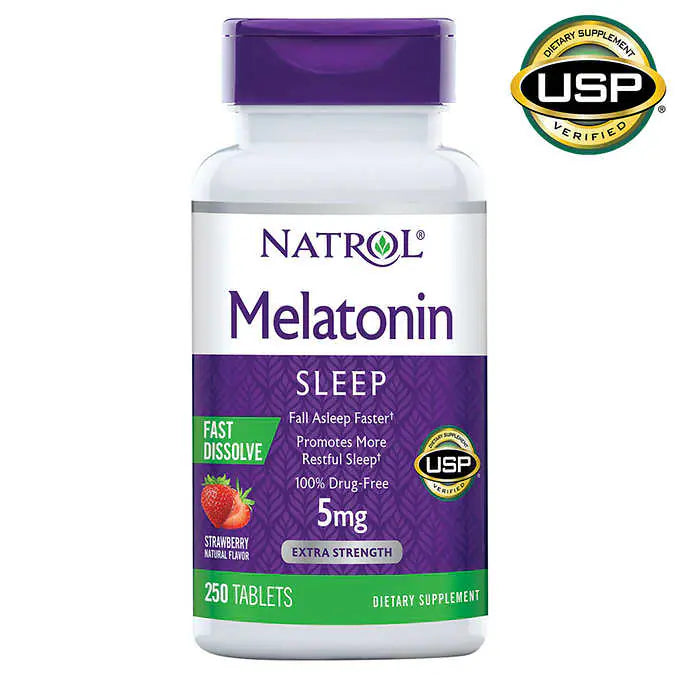 Natrol Melatonin 5 mg Fast Dissolve Tablets, 250 Tablets
