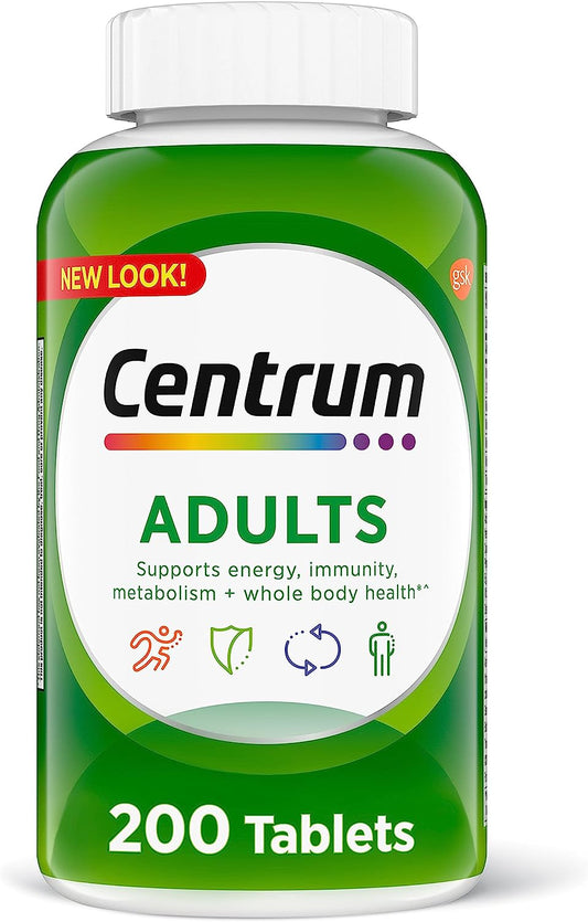 Centrum Adult Multivitamin/Multimineral Supplement with Antioxidants 200 Count