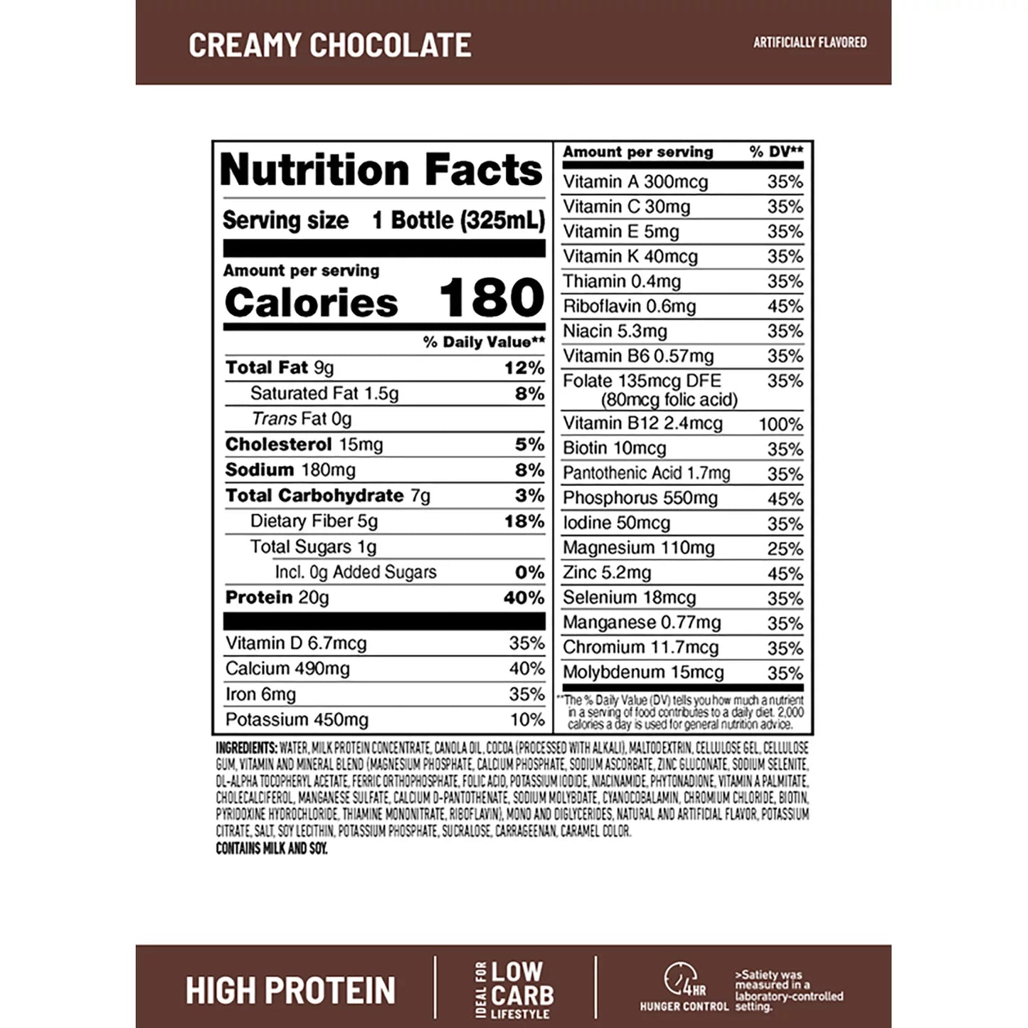 SlimFast Advanced Creamy Chocolate High Protein Ready to Drink Meal Replacement Shakes (11 fl. oz., 15 pk.)