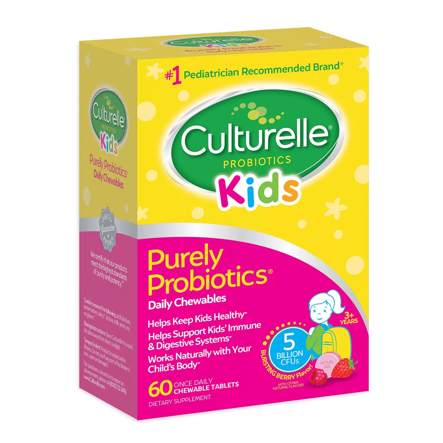 Culturelle Kids Purely Probiotic Daily Chewables (60 ct.)