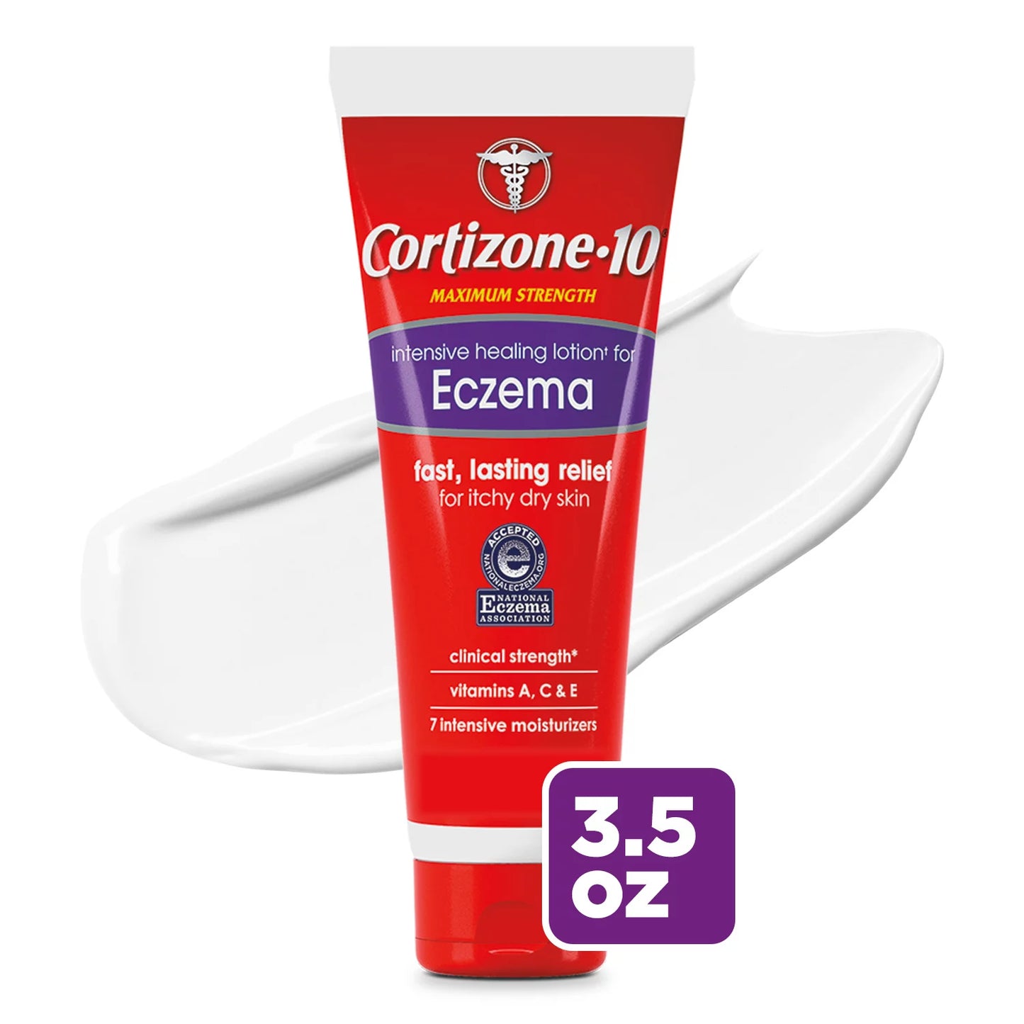 Cortizone 10 Maximum Strength 1% Hydrocortisone Anti-Itch Lotion for Eczema 3.5oz
