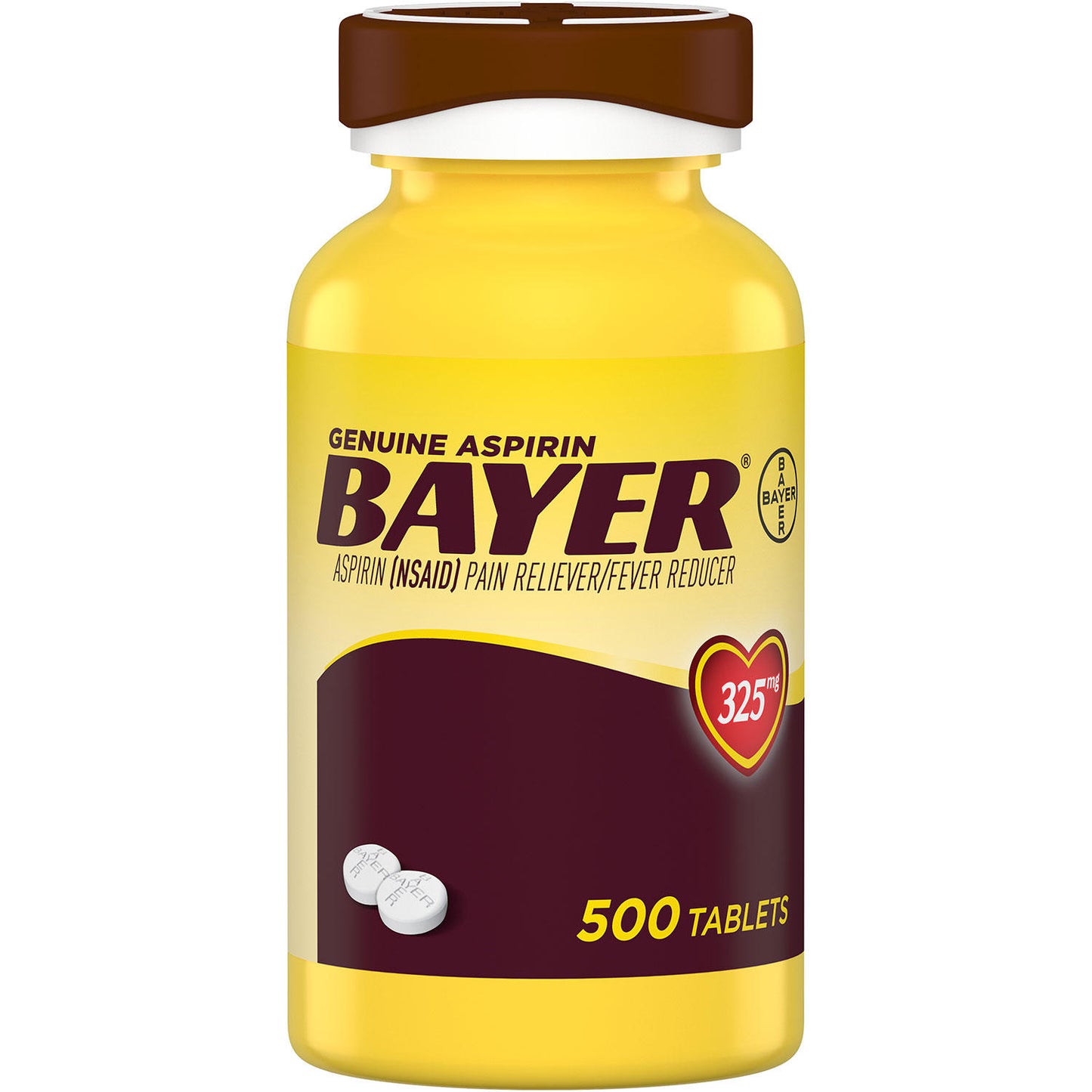 Bayer Genuine Aspirin, Pain Reliever and Fever Reducer (500 ct.)