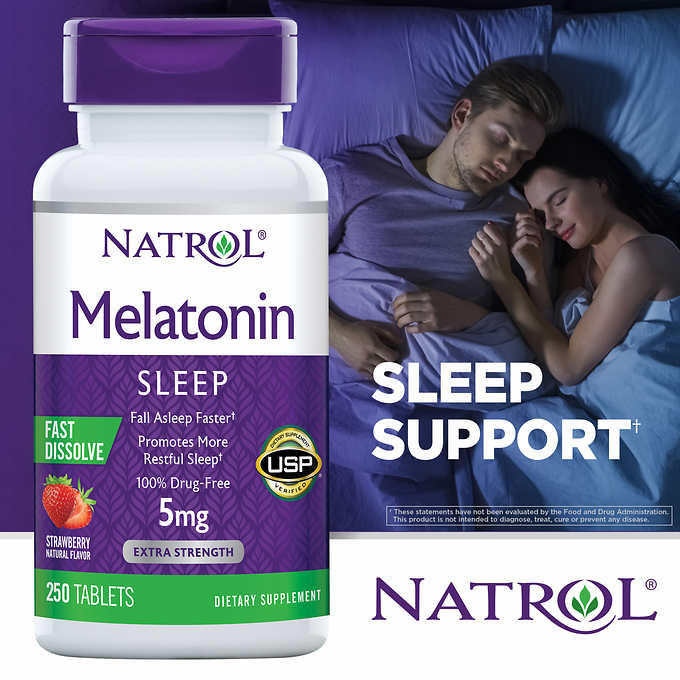 Natrol Melatonin 5 mg Fast Dissolve Tablets, 250 Tablets