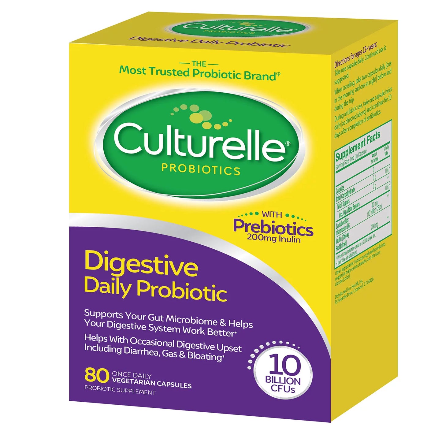 Culturelle Daily Probiotic Supplement Capsules (80 ct.)