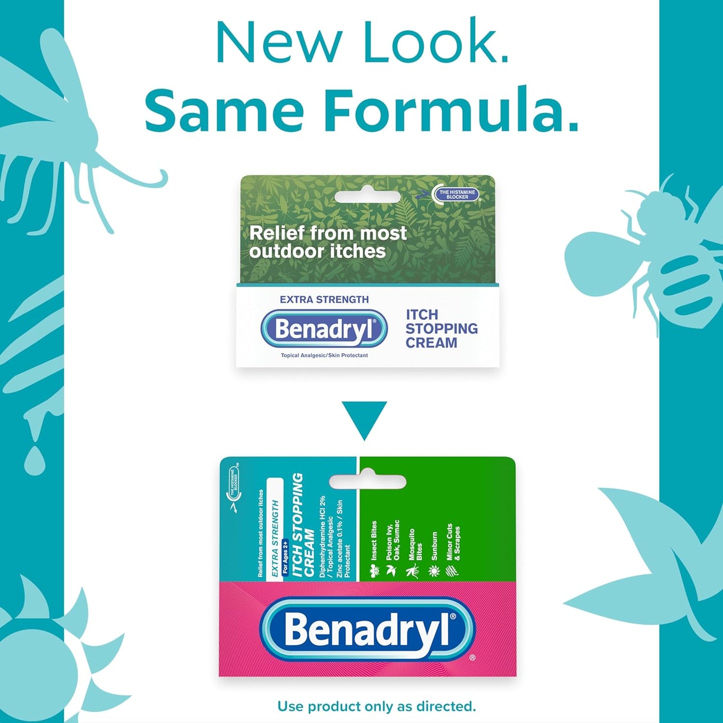 Benadryl Extra Strength Anti-Itch Topical Cream with 2% 1 fl oz