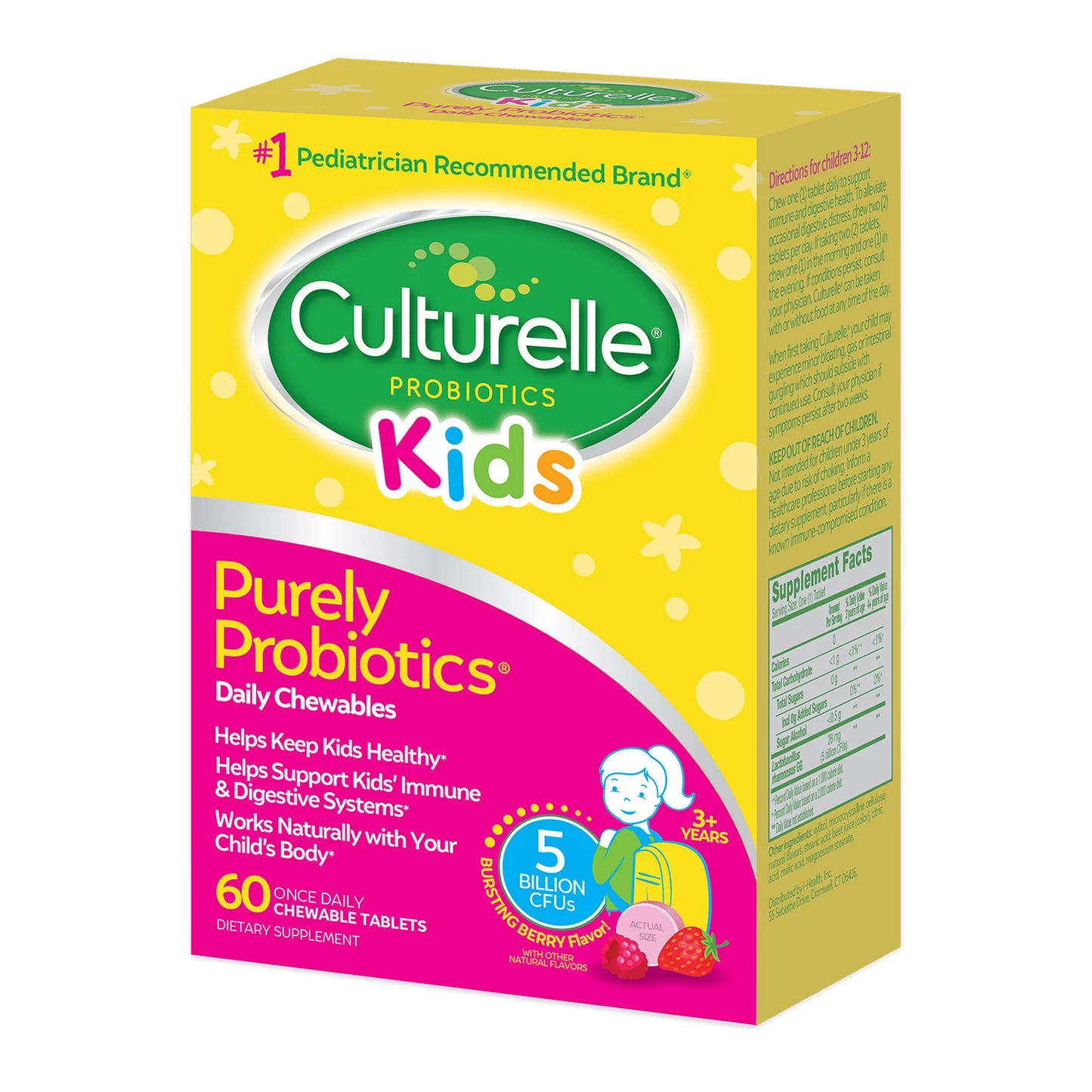 Culturelle Kids Purely Probiotic Daily Chewables (60 ct.)