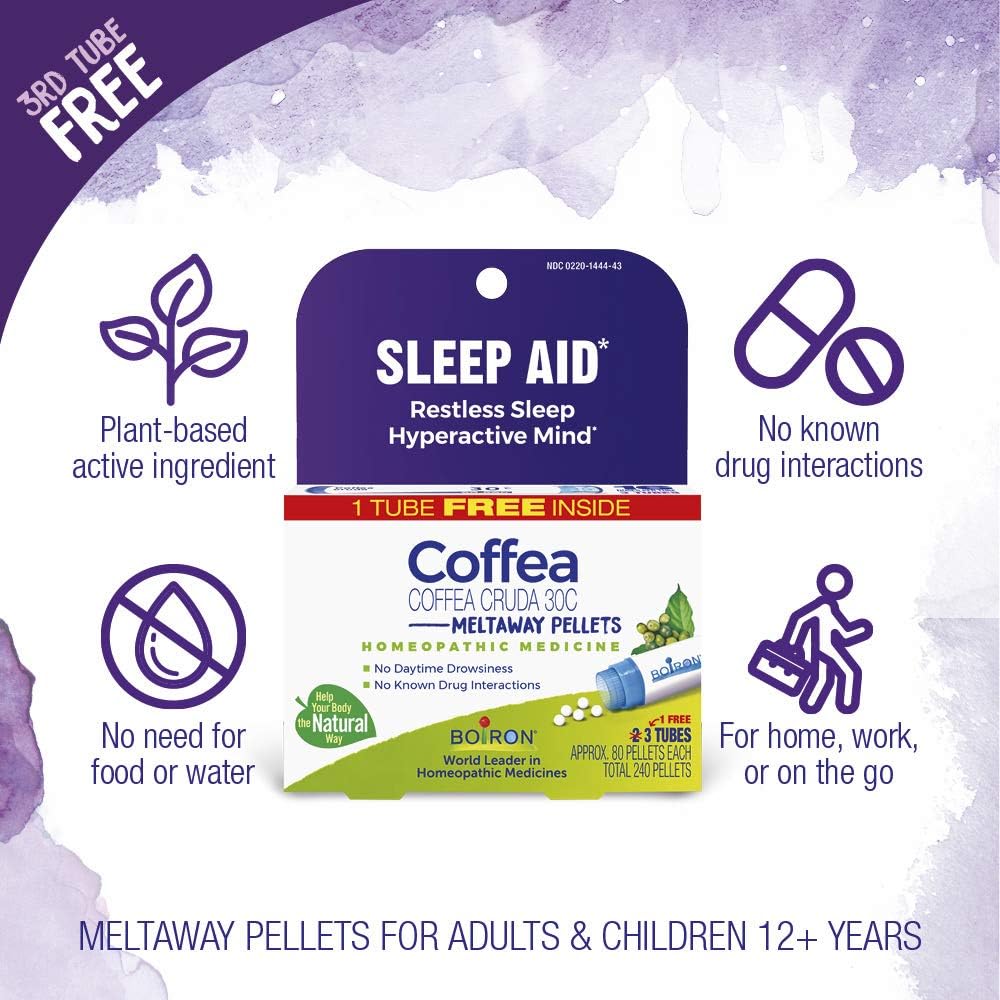 Boiron Coffea Cruda 30C Homeopathic Sleep Aid - 240 Pellets