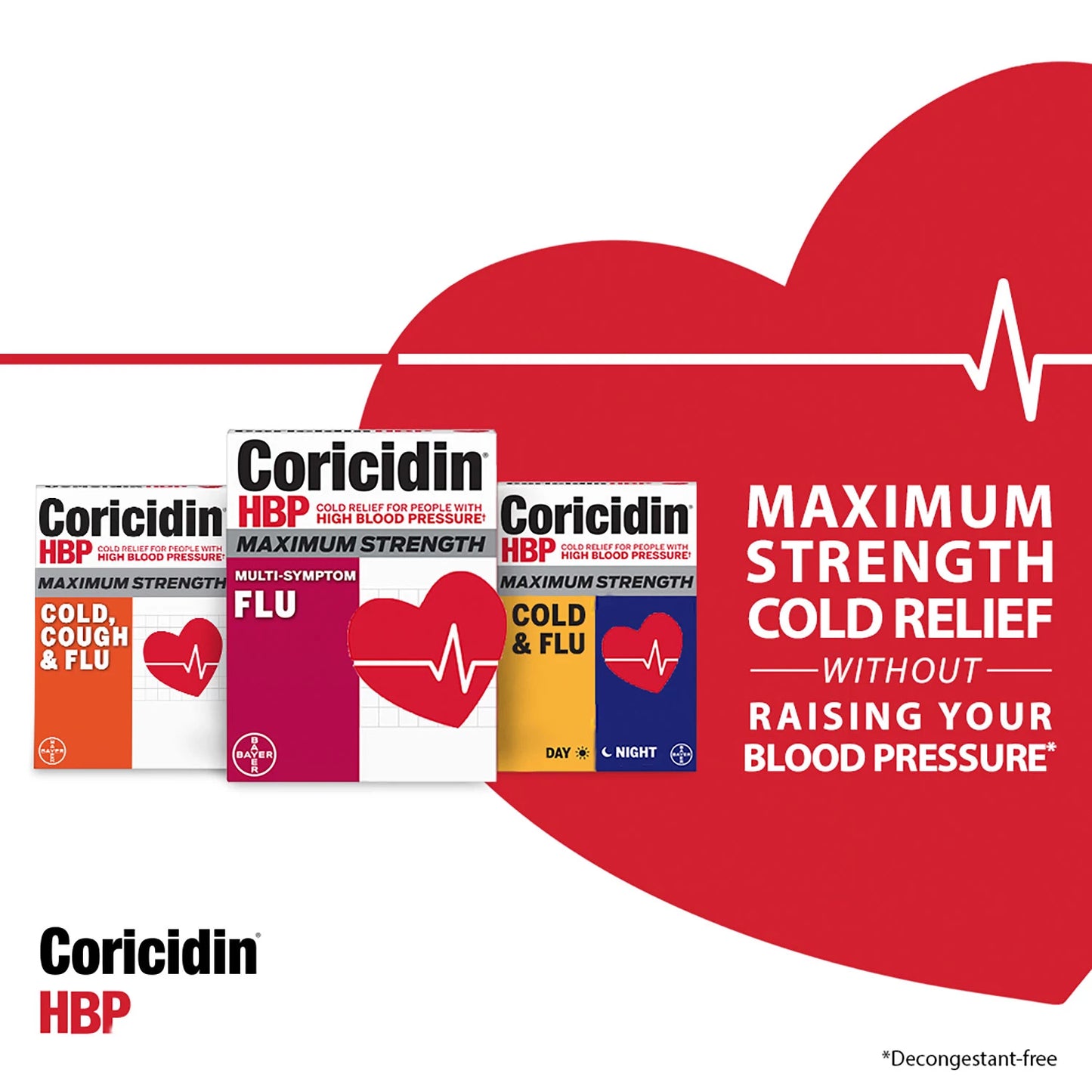 Coricidin HBP Max Strength Cold & Flu (48 ct.)