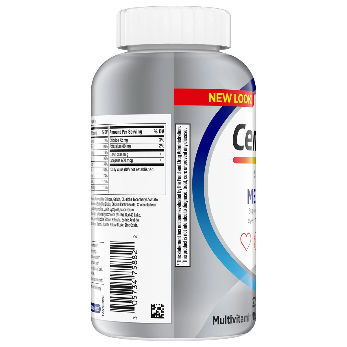 Centrum Age Centrum Silver Men Multivitamin Tablet, Age 50 and Older (275 ct ...