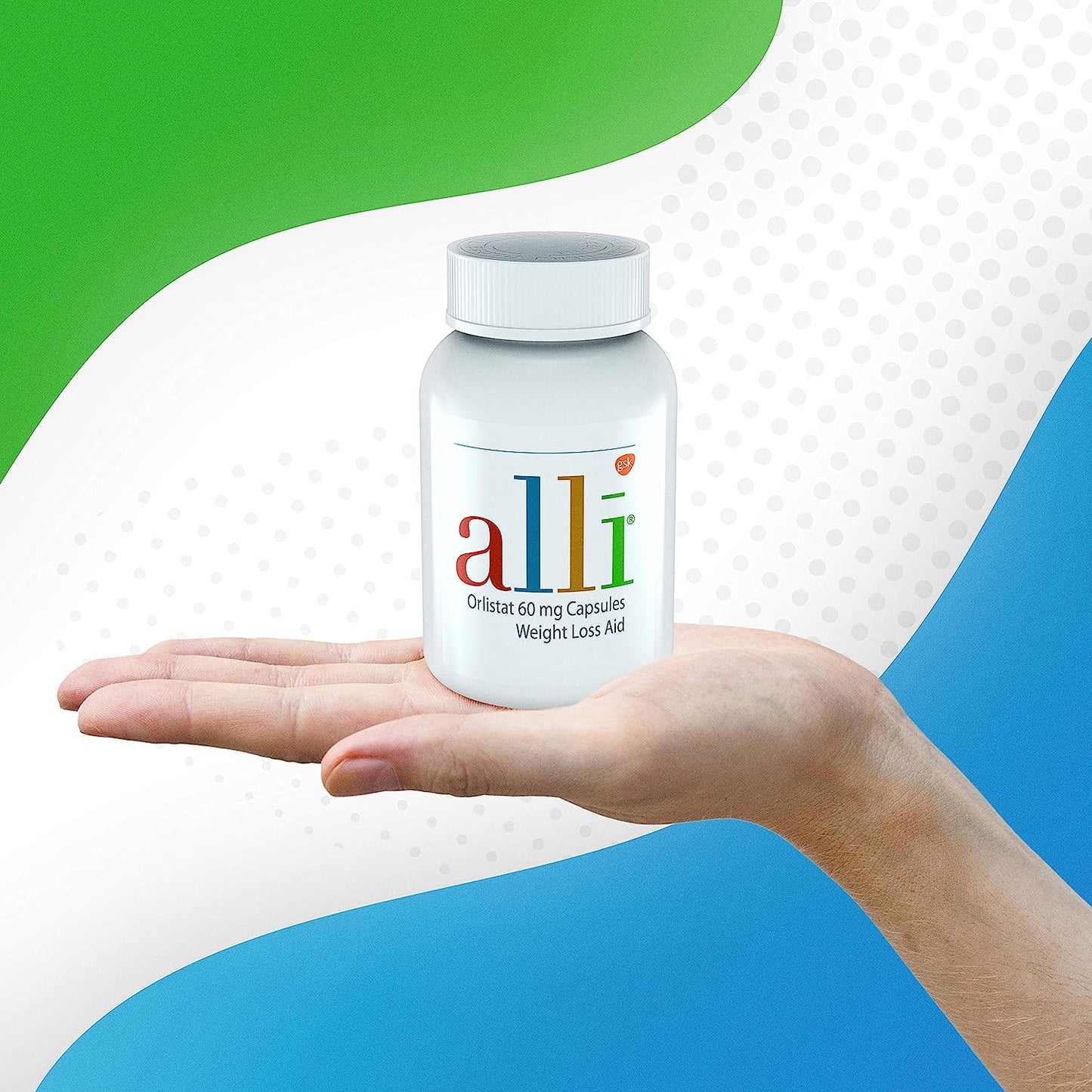 FDA APPROVED - alli Diet Weight Loss Supplement Orlistat Capsules 60 mg (60 capsules)