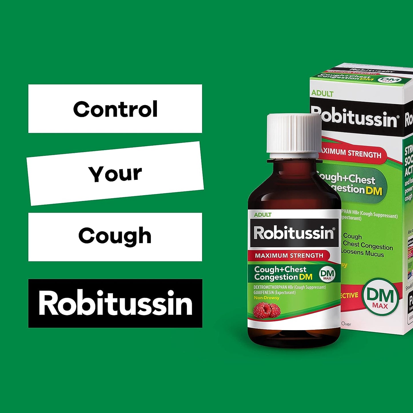 Robitussin Adult Maximum Strength Cough + Chest Congestion DM Max