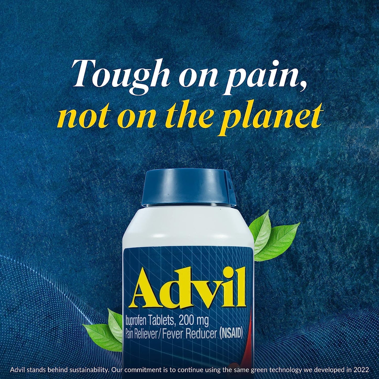 Advil Pain Reliever and Fever Reducer Ibuprofen 200mg - 50 Coated Tablets