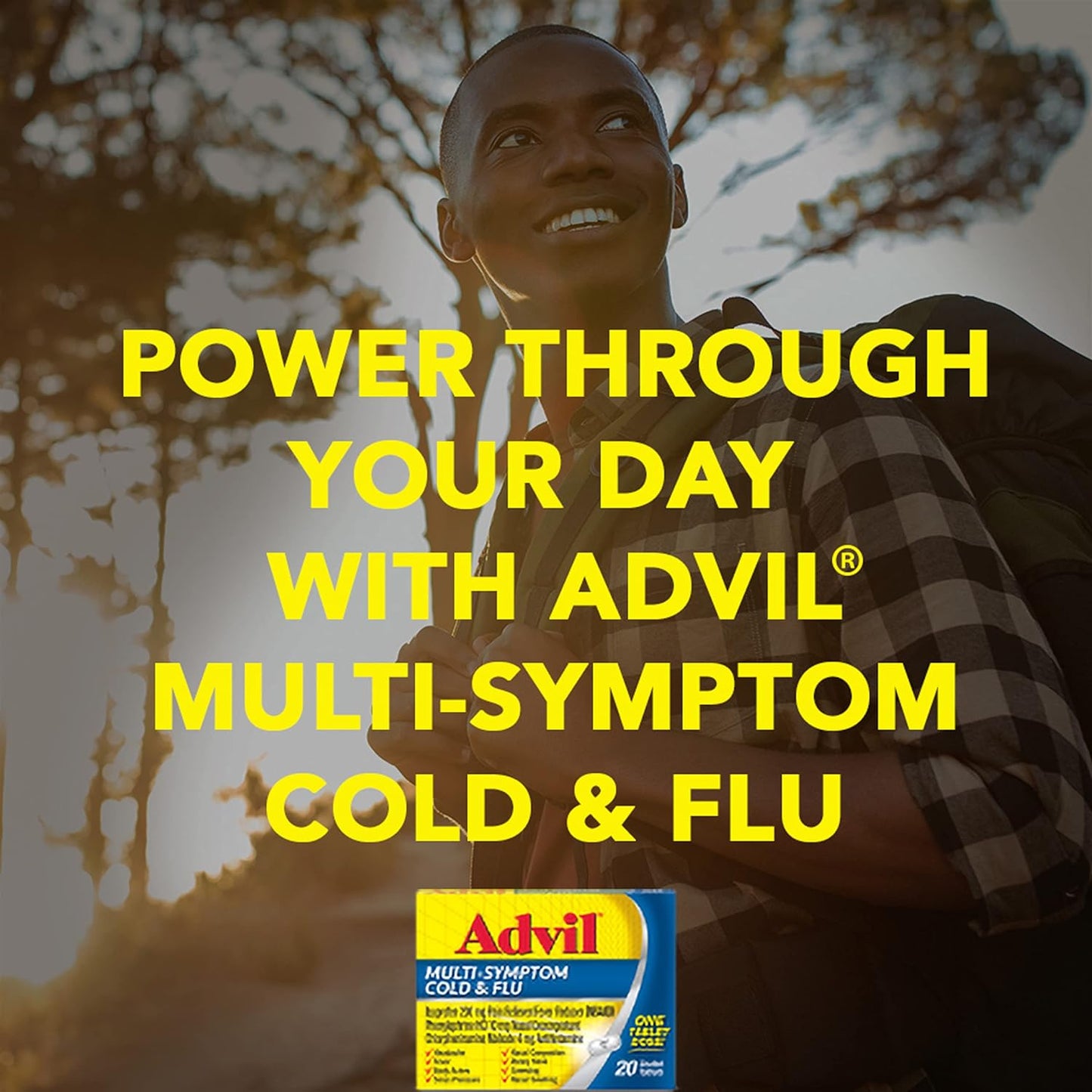 Advil Multi-Symtom Cold & Flu Tablets 20 Counts