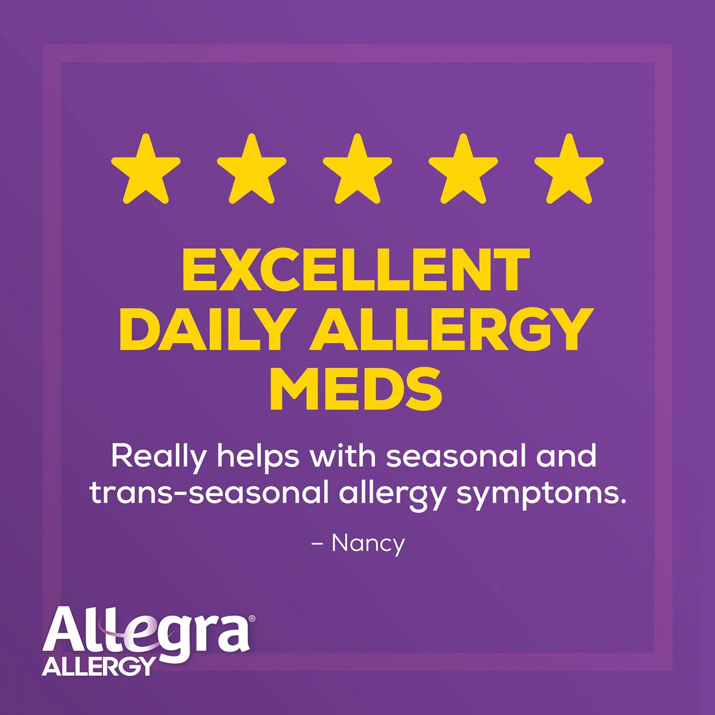 Allegra 24-Hour Indoor/Outdoor Allergy Relief Tablets, 180 mg (110 ct.)