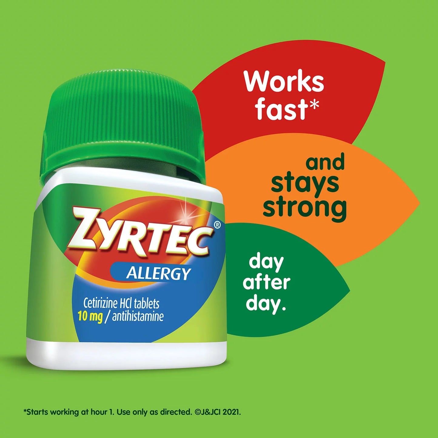 Zyrtec Antihistamine Allergy Tablets 10 mg. (120 ct.)