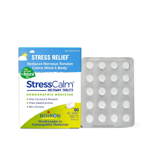 Boiron StressCalm for Relief of Stress, Anxiousness, Nervousness, Irritability, & Fatigue - 60 Count