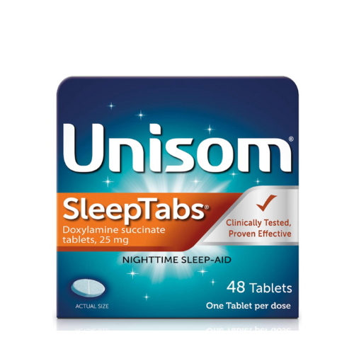 Unisom SleepTabs, Nighttime Sleep-aid, Doxylamine Succinate, 48 Tablets