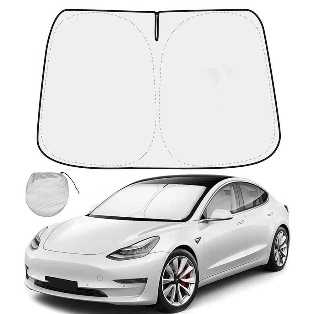 Windshield Shade Cover / Visor / Sunshade For Tesla Model 3 / Model Y